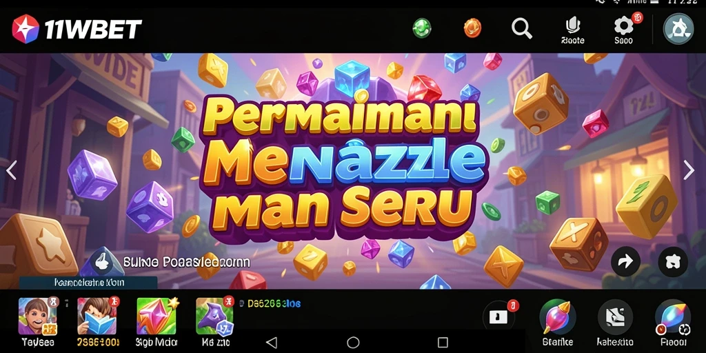 Tampilan utama gameplay 11WBET yang menantang dan mengasah otak.