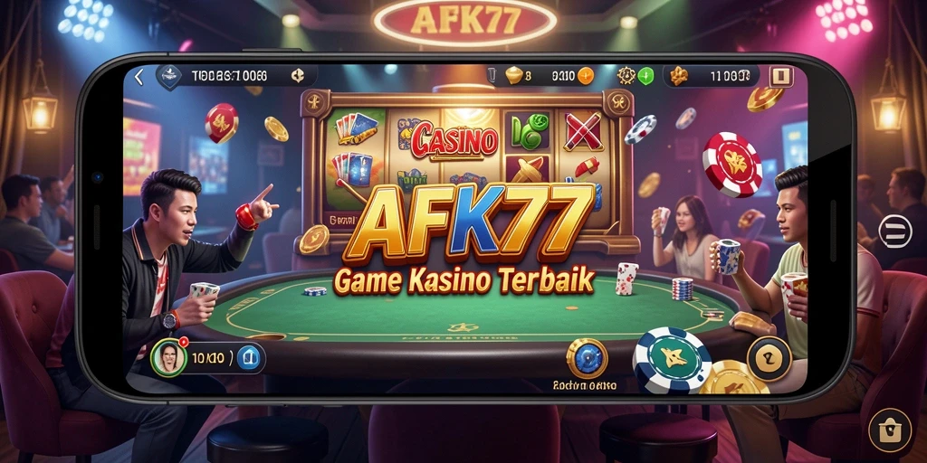 Screenshot gameplay AFK77 menunjukkan pengalaman Kasino yang menarik dan mendebarkan.