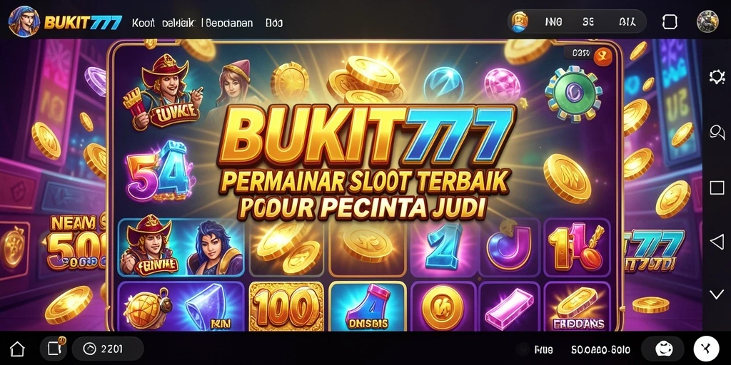 Tampilan slot BUKIT777 dengan grafik yang memukau dan gameplay menarik.