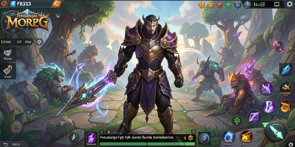 Tampilan gameplay yang menakjubkan dari FB333 dengan aksi seru di dunia MMORPG.