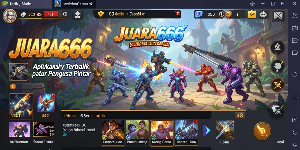 Tampilan screenshot utama JUARA666 menampilkan antarmuka pengguna yang menarik.