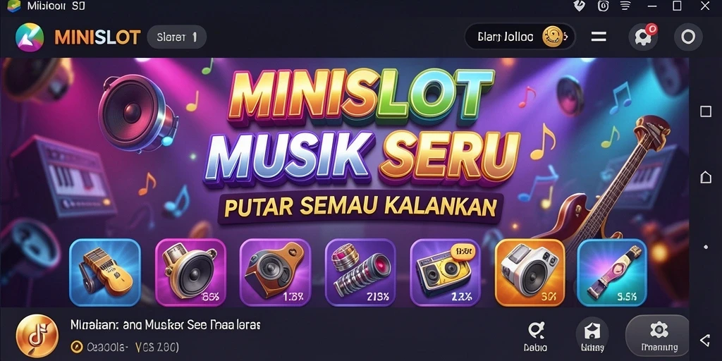 Tampilan menarik dengan gameplay musik yang seru dan interaktif.