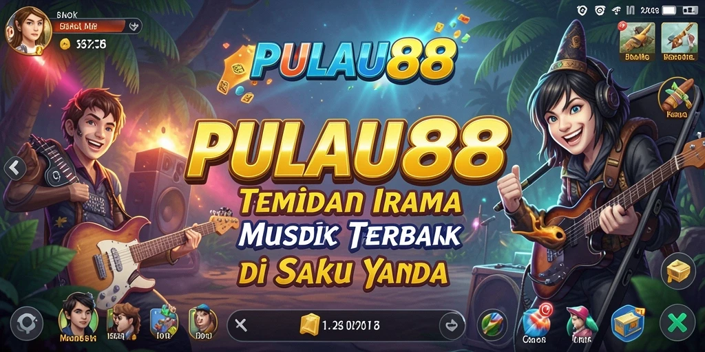 Tampilan gameplay PULAU88 yang seru dengan tantangan musik.