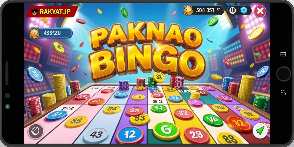 Tampilan gameplay Bingo yang seru dan interaktif di RAKYATJP.