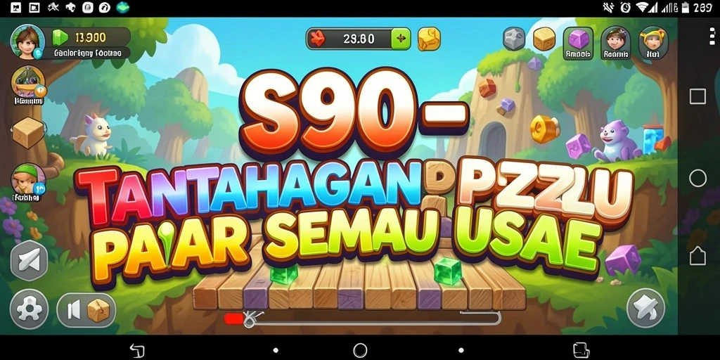 Screenshot S80 menampilkan gameplay Puzzle yang menarik dan menantang.